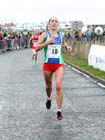 Jusina Heslop (Clapham Chasers) win the Womens North Tyneside 10k Road Race from North Shields to Whitley Bay.